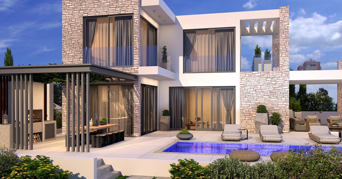 Buy Luxury Villas in Cyprus | New Build Paphos with Pool | Natavel Elite